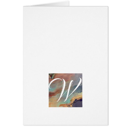Cartes de notes Monogrammes simples - Heavenant (Devant)