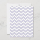 Cartes de notes Motif de Zig Zag pourpre élégant (Dos)