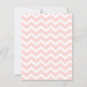 Cartes de notes Motifs stylées Pink Zig Zag Chevro (Dos)