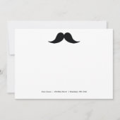 Cartes de notes Moustache (Devant)