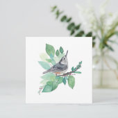 Cartes de notes Nuthatch Watercolor (Debout devant)