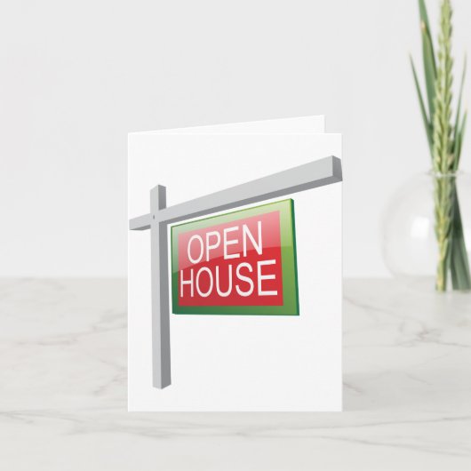 Cartes de notes Open House (Devant)