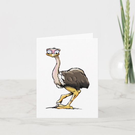 Cartes de notes Ostrich (Devant)