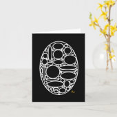 Cartes de notes ovales géométriques (Fleur jaune)