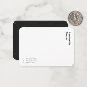 Cartes de notes | Papeterie de cartes de notes noi (Devant/Arrière en situation)