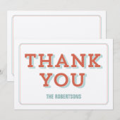 Cartes de notes papier à feutre personnalisées rét (Devant / Derrière)