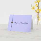 Cartes de notes personnalisables mariage Modèles (Fleur jaune)