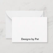 Cartes de notes personnalisées (Dos)