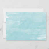 Cartes de notes personnalisées aquarelle (Dos)