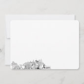 Cartes de notes personnalisées de Las Vegas Skylin (Dos)