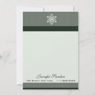 Cartes de notes personnalisées de Snowflake Classé