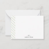 Cartes de notes personnalisées Little Triangles (Devant)