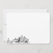 Cartes de notes personnalisées Miami Skyline (Dos)