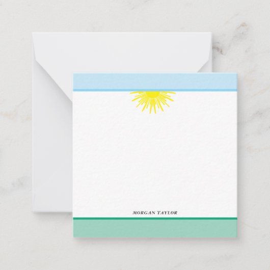 Cartes de notes personnalisées Nature (Devant)