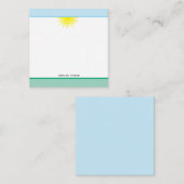 Cartes de notes personnalisées Nature (Devant / Derrière)