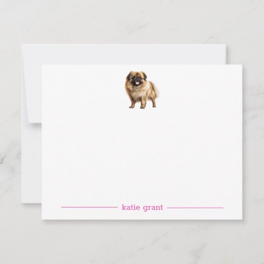 Cartes de notes personnalisées Pekingese (Devant)