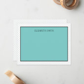 Cartes de notes personnalisées | Points Tiffany (Devant/Arrière en situation)
