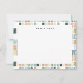 Cartes de notes personnalisées pour bijoux peints (Devant)