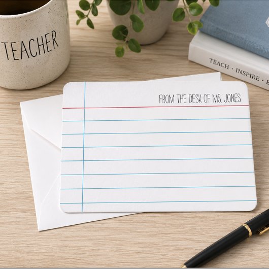 Cartes de notes personnalisées pour enseignants