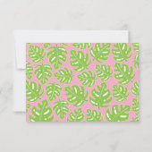 Cartes de notes personnalisées Preppy Palms (Dos)