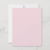 Cartes de notes personnalisées Preppy Rose Striped (Dos)
