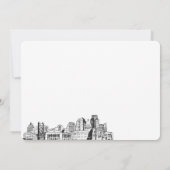 Cartes de notes personnalisées Sacramento Skyline (Dos)