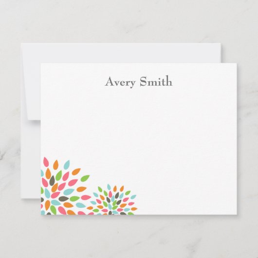 Cartes de notes personnalisées - Style Designer (Devant)