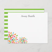 Cartes de notes personnalisées - Style Designer (Devant / Derrière)