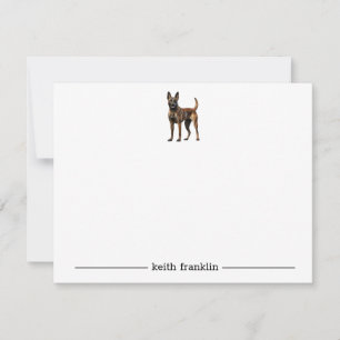 Cartes de notes personnelles Malinois