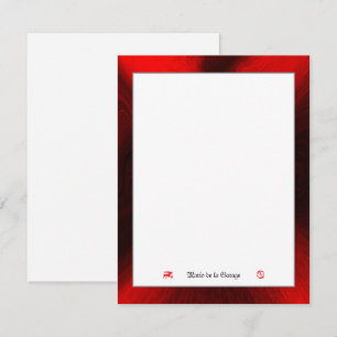 Cartes de notes personnelles Noms Zodiaque Fraktur