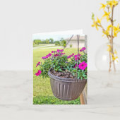 Cartes de notes Pétunia Rose (Fleur jaune)