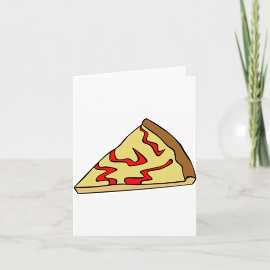 Cartes de notes Pizza au fromage (Devant)