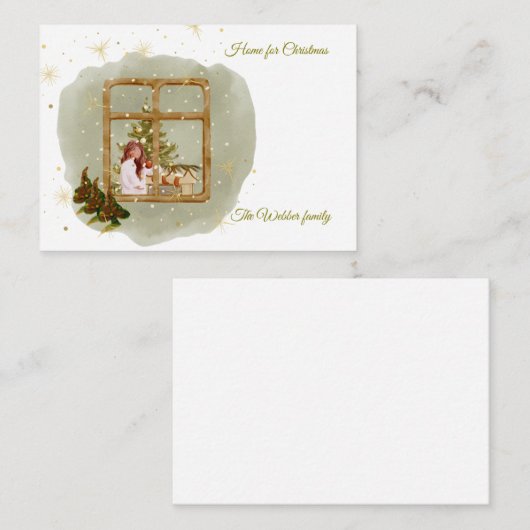 Cartes de notes plates  (Devant / Derrière)