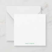 Cartes de notes plates aux roses roses (Dos)