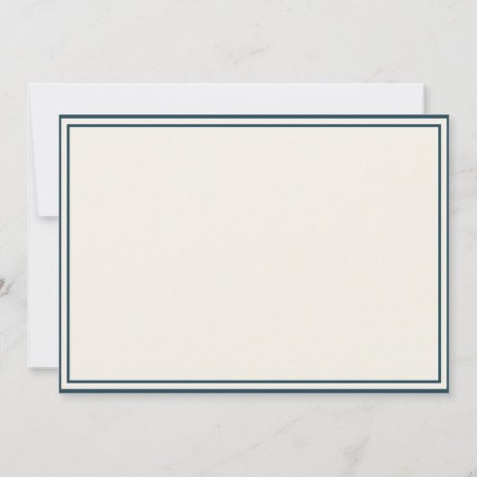 Cartes de notes plates Tartan orange vert et brûlé (Dos)