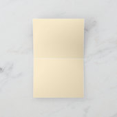 Cartes de notes pliées avec nom personnalisé (Intérieur)
