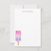 Cartes de notes populaires d'aquarelle (Devant)