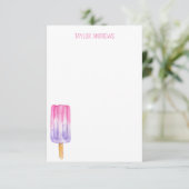 Cartes de notes populaires d'aquarelle (Debout devant)