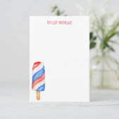 Cartes de notes populaires d'aquarelle (Debout devant)