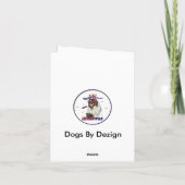 Cartes de notes pour berger australien (Dos)