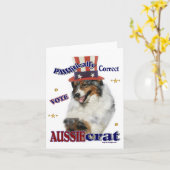 Cartes de notes pour berger australien (Fleur jaune)