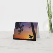 Cartes de notes pour chevaux vierges (Devant)