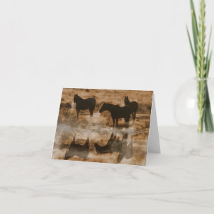 Cartes de notes pour chevaux vierges