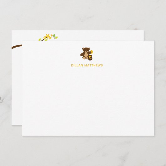 Cartes de notes pour enfants (Devant / Derrière)