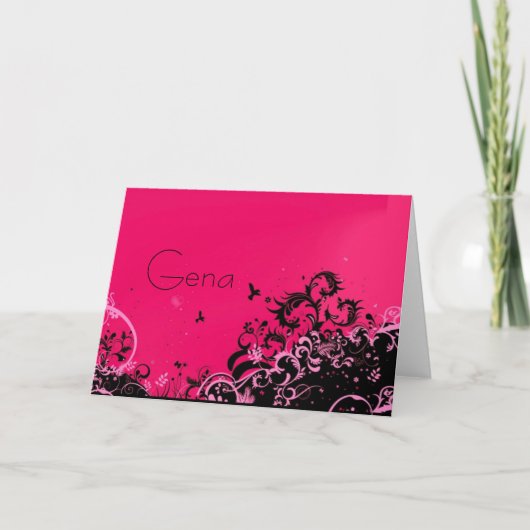 Cartes de notes pour filles (Devant)