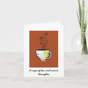 Cartes de notes pour la coupe de thé