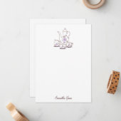 Cartes de notes pour le kit de thé (Devant/Arrière en situation)