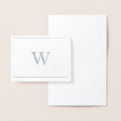 Cartes de notes pour les monogrammes d'huile d'arg (Affichage)