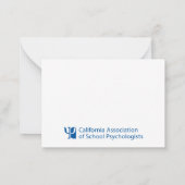 Cartes de notes pour les psychologues scolaires (Dos)