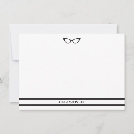 Cartes de notes pour lunettes (Devant)